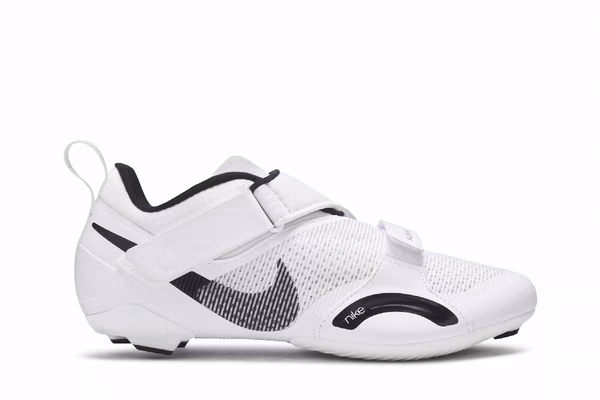Nike Women's SuperRep Cycle White Black, view 2