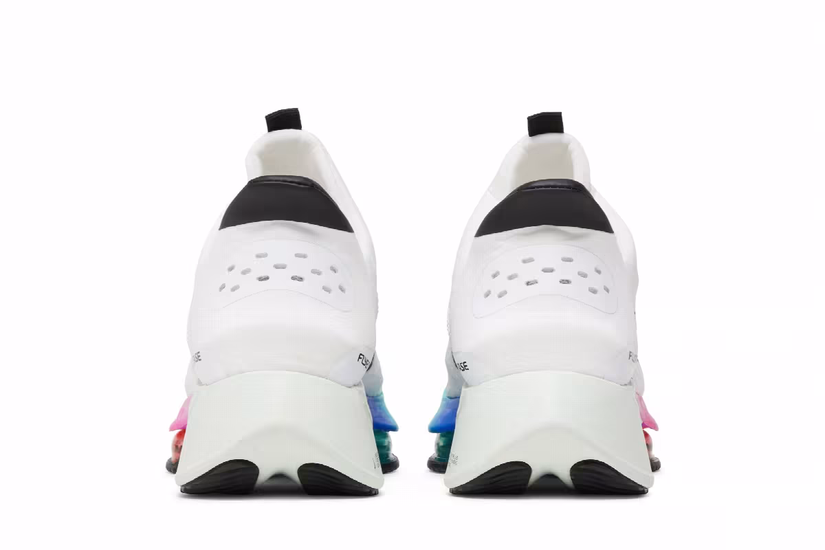 Nike Women's Air Zoom Tempo NEXT% FlyEase White Multi, view 7