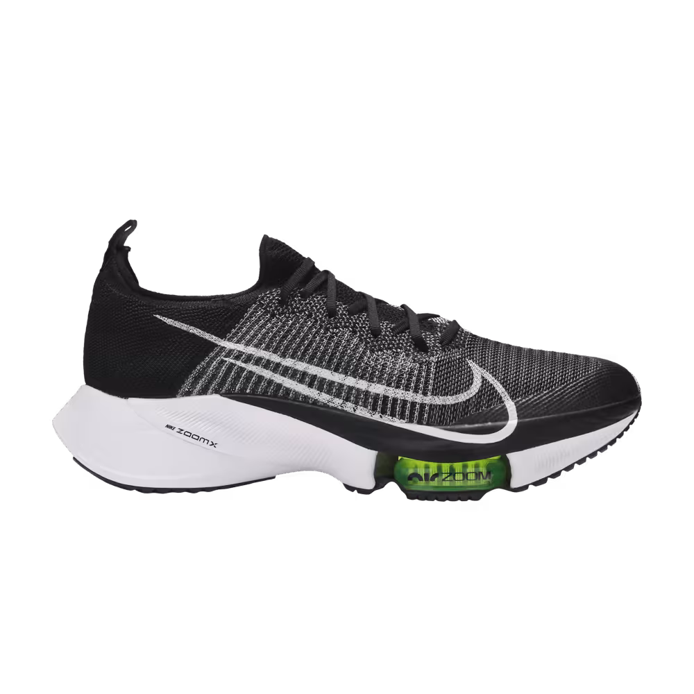 Nike Air Zoom Tempo NEXT% Flyknit Black White Volt