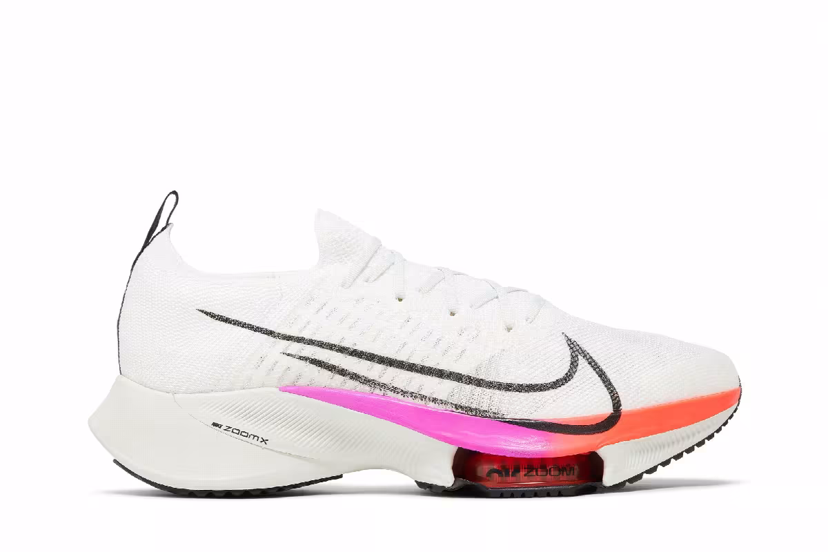 Nike Air Zoom Tempo Next% Flyknit White Hyper Violet, view 2