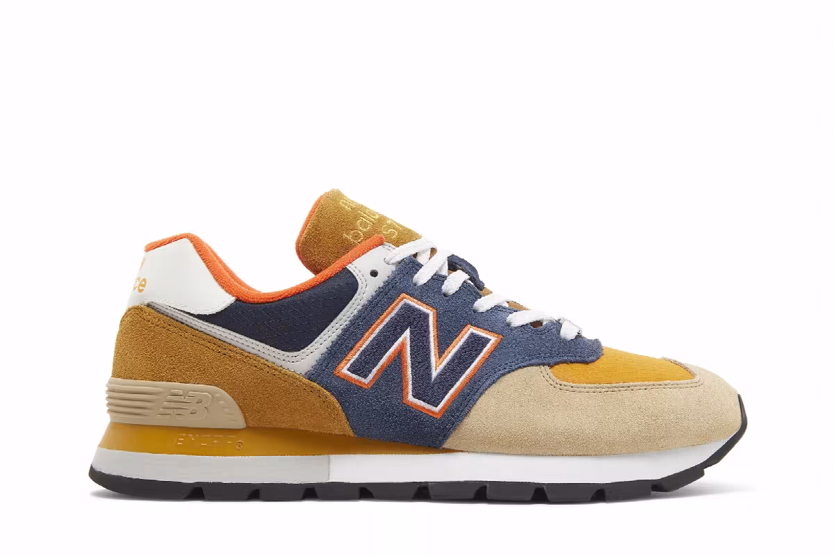 New Balance 574 Rugged Brown Navy, view 2