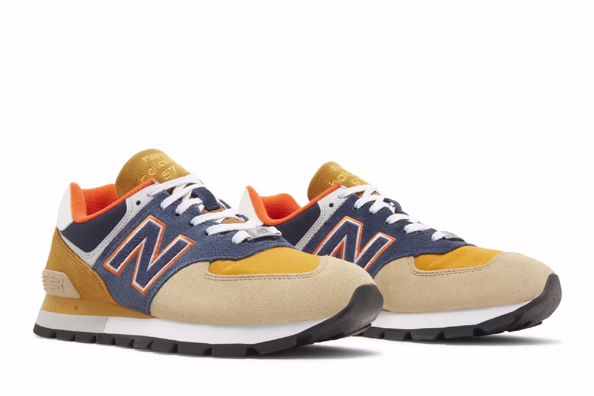 New Balance 574 Rugged Brown Navy, view 9