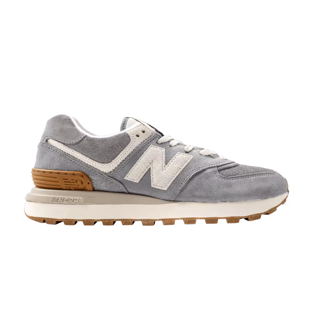New Balance 574 Legacy Grey White Hairy Suede