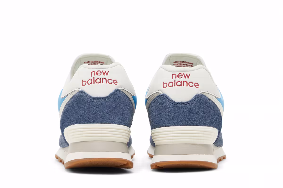 New Balance 574 Blue White, view 7