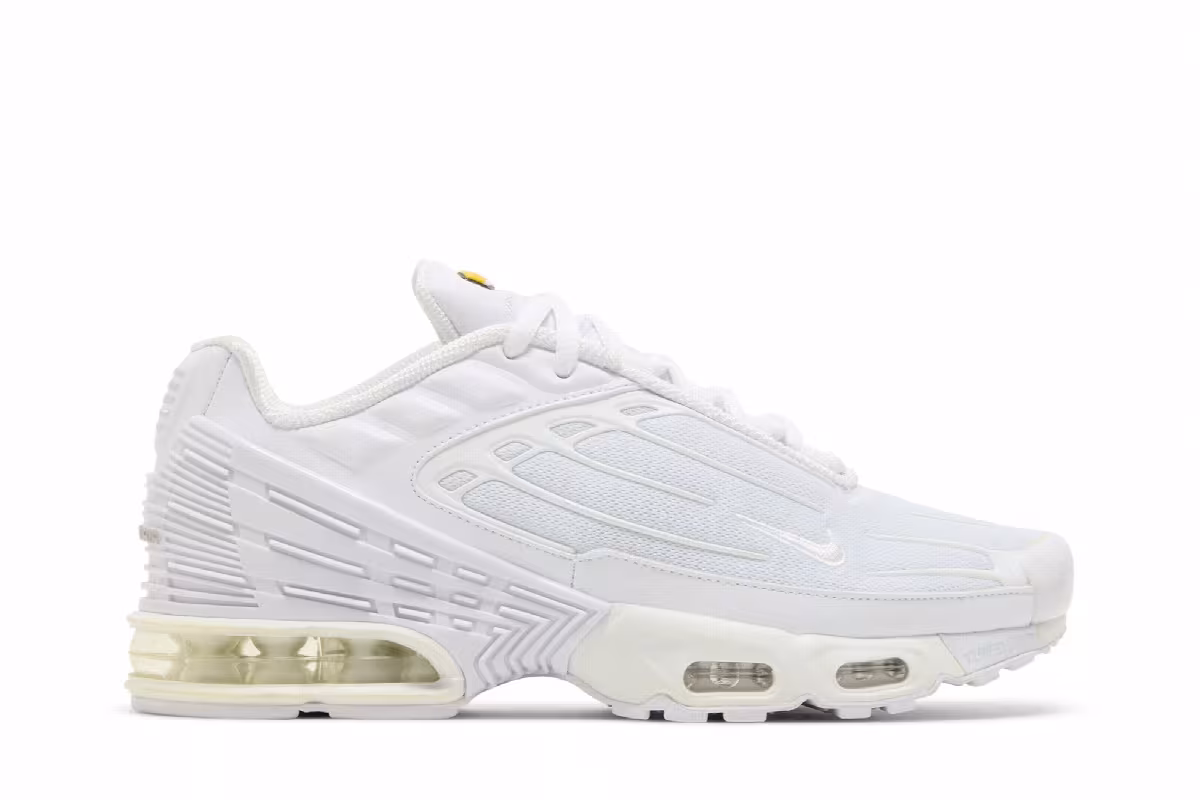 Nike Air Max Plus 3 Triple White, view 2