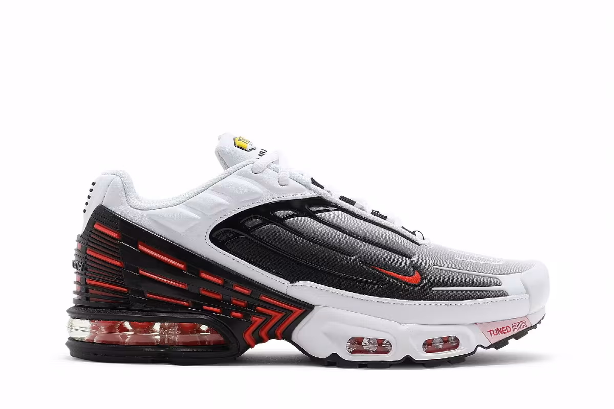 Nike Air Max Plus 3 White Team Orange, view 2