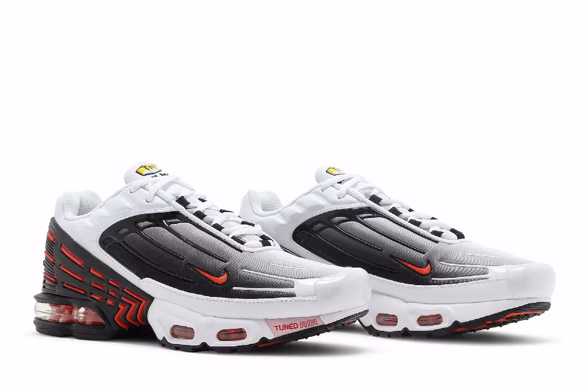 Nike Air Max Plus 3 White Team Orange, view 9