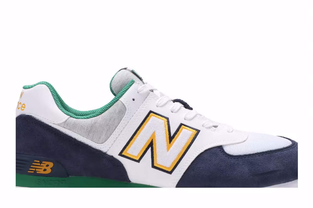 New Balance 574 Varsity Green Indigo, view 3