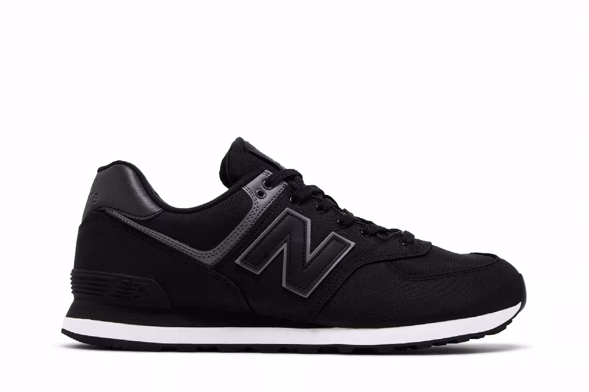 New Balance 574v2 Black Grey, view 2