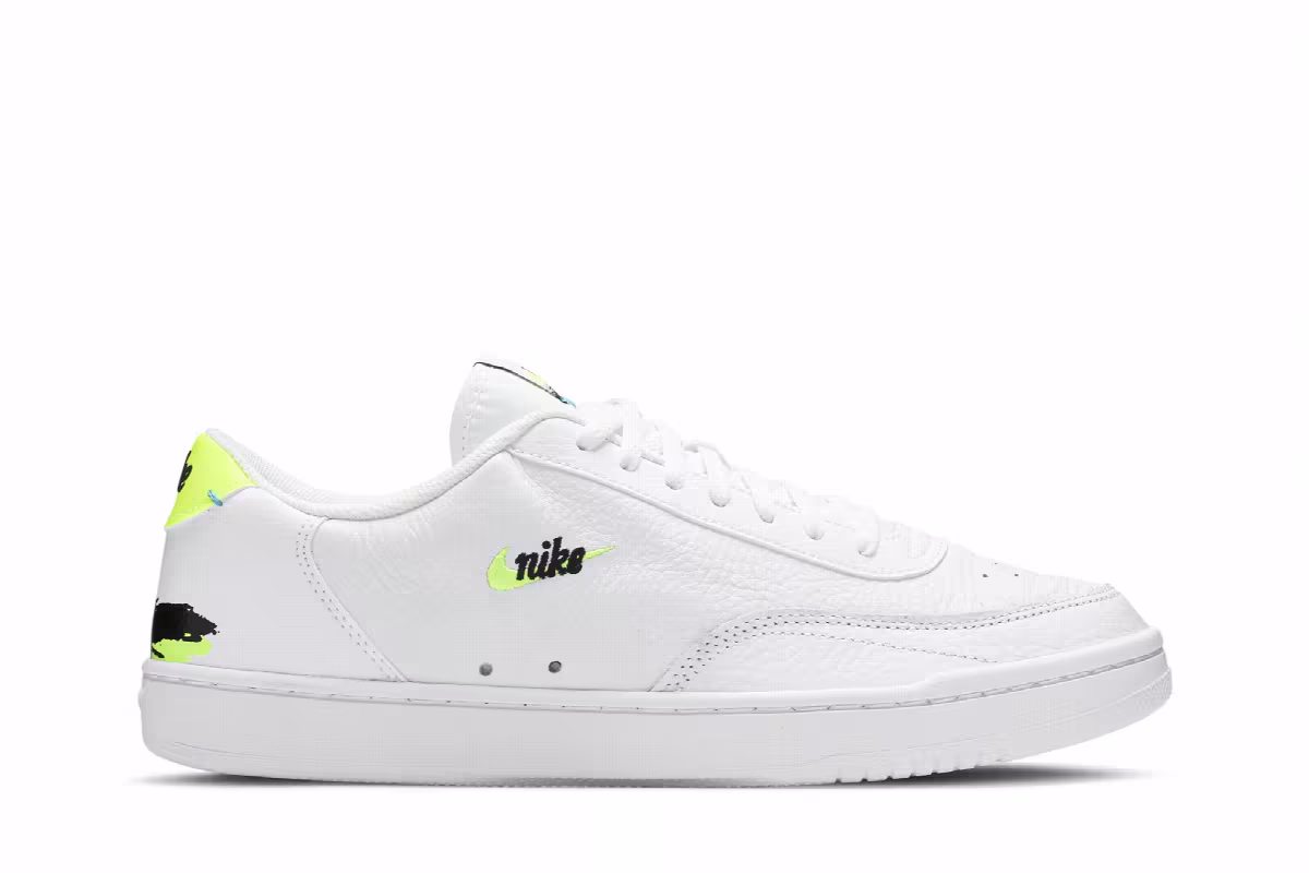 Nike Court Vintage Premium White Volt, view 2