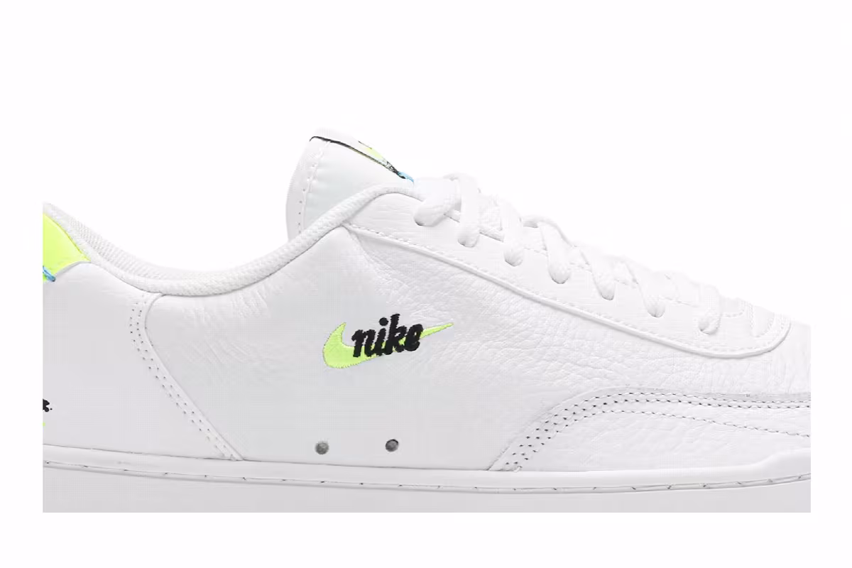 Nike Court Vintage Premium White Volt, view 3