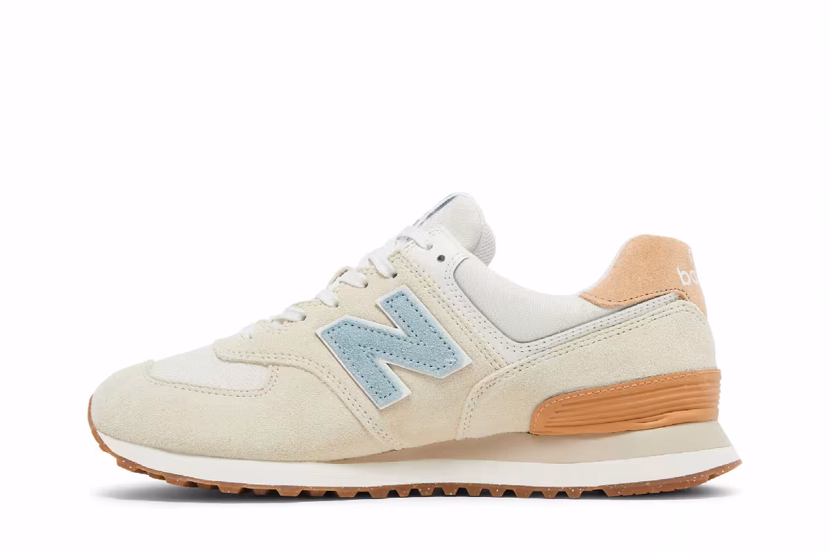 New Balance 574 Sea Salt Ocean Haze, view 4