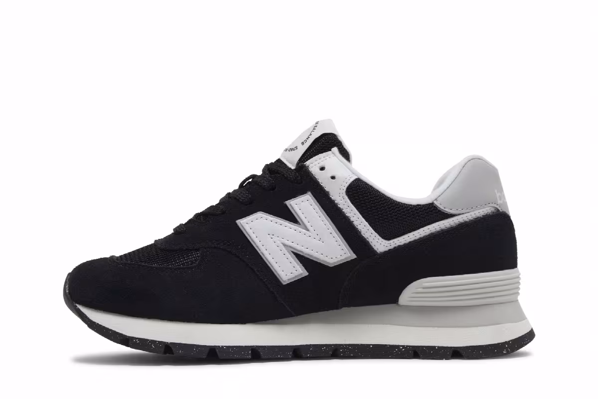 New Balance 574 Black White, view 4