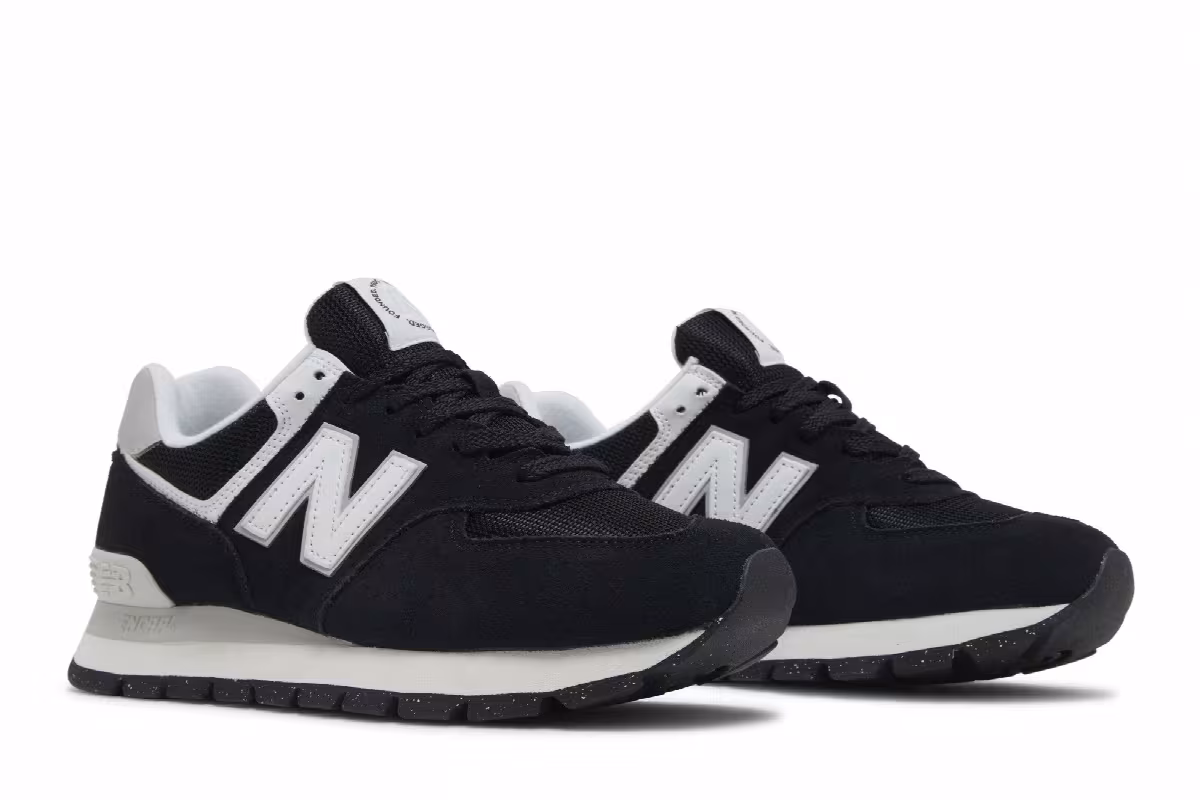 New Balance 574 Black White, view 9