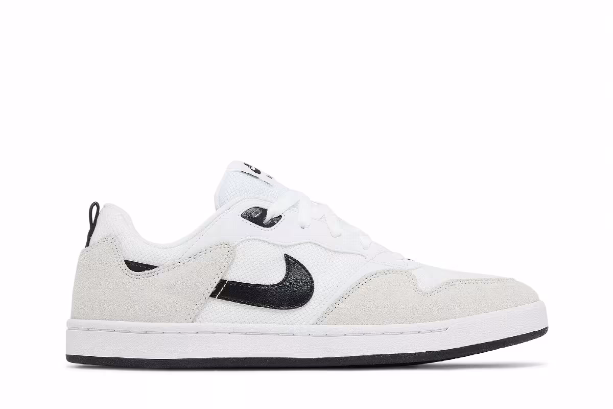 Nike Alleyoop SB White Black, view 2