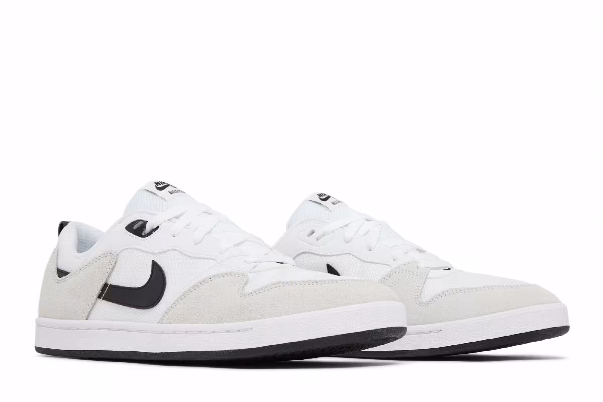Nike Alleyoop SB White Black, view 9