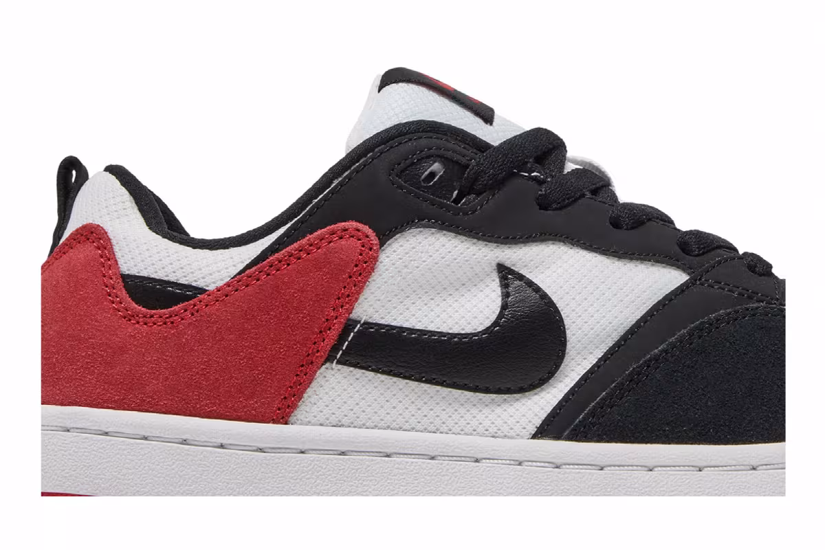 Nike Alleyoop SB White University Red, view 3