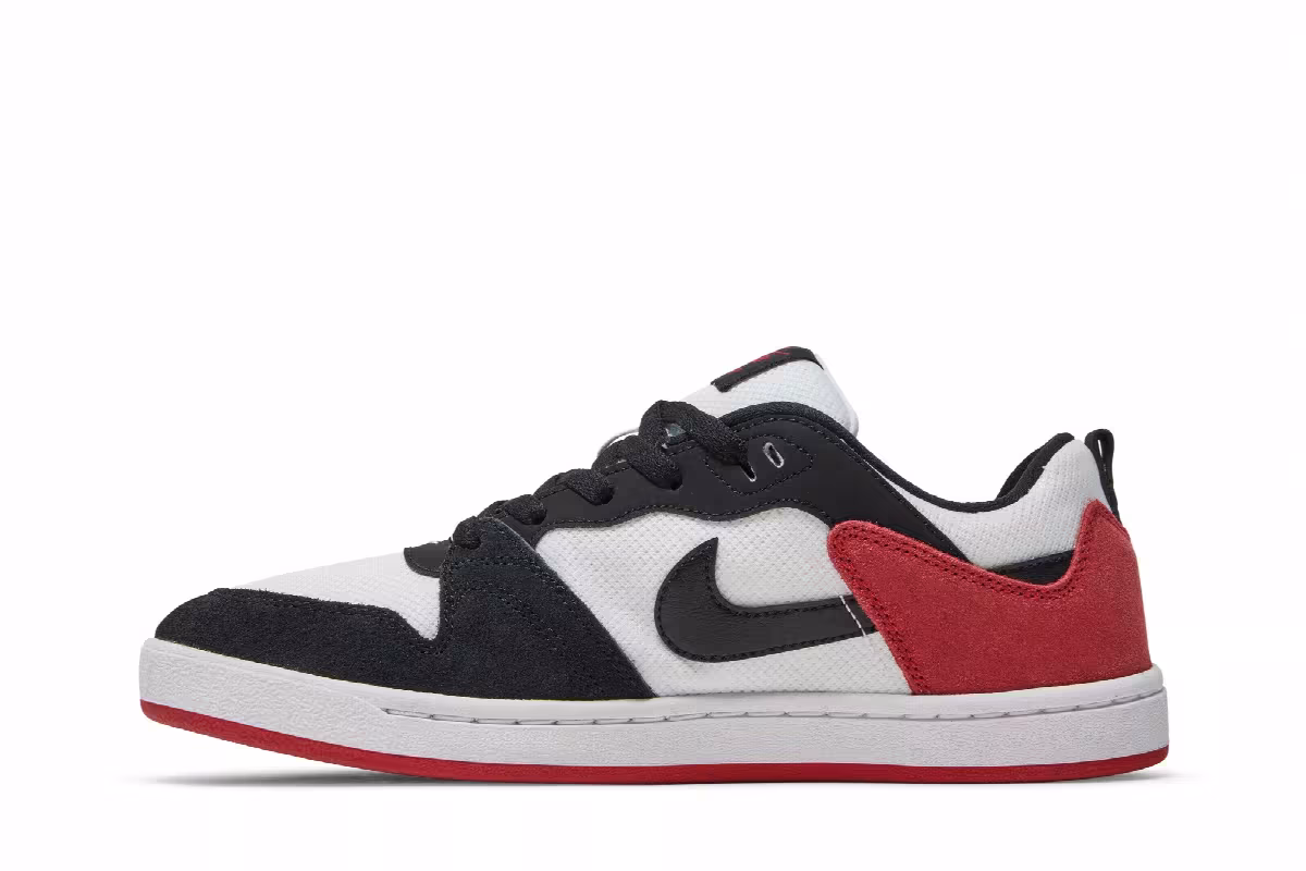 Nike Alleyoop SB White University Red, view 4