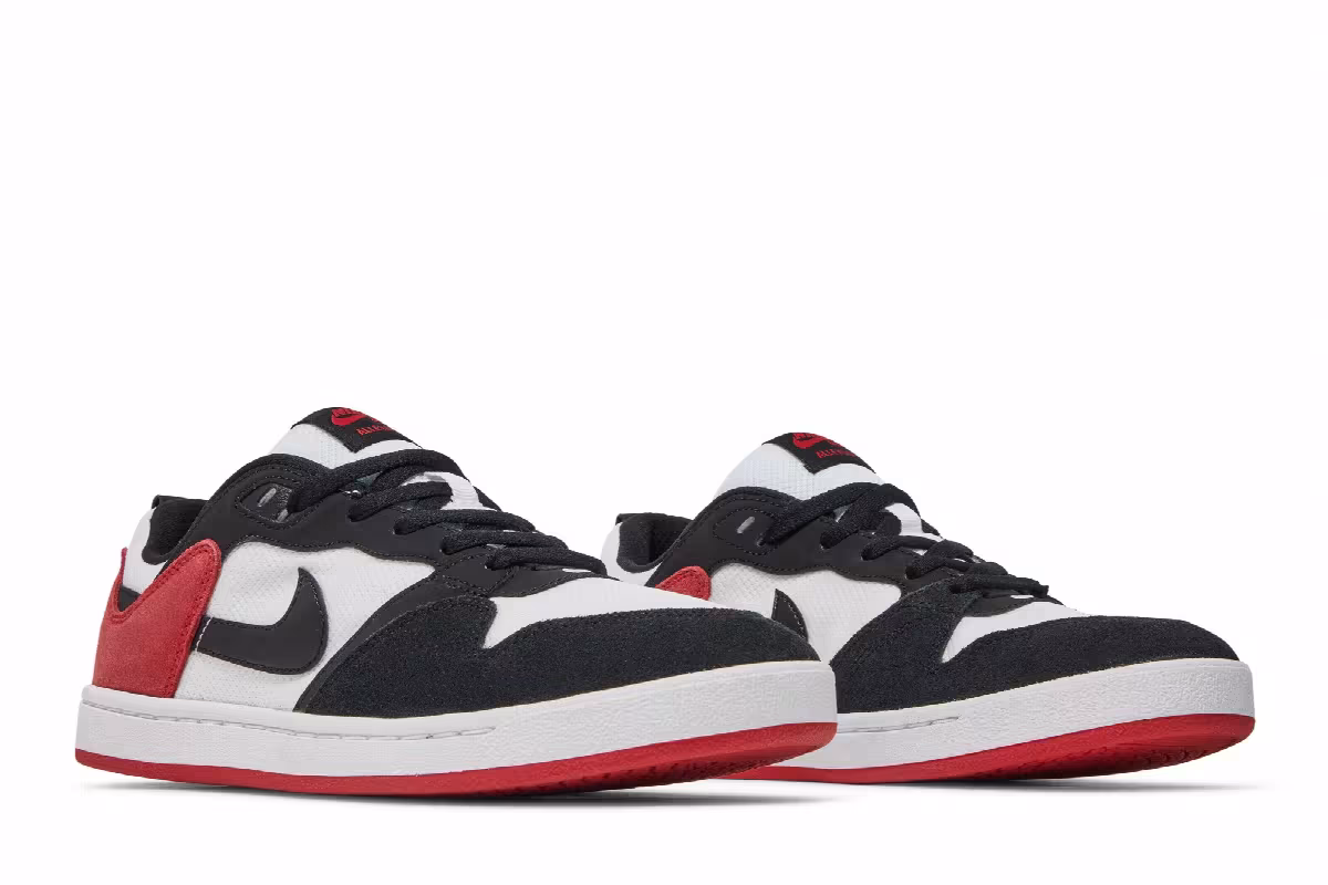 Nike Alleyoop SB White University Red, view 9