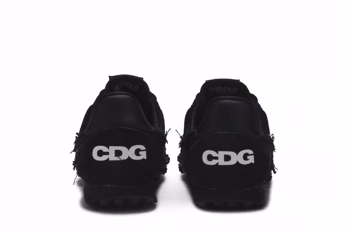 Comme des Garçons x Nike Waffle Racer Black, view 7