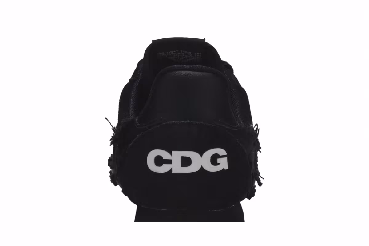 Comme des Garçons x Nike Waffle Racer Black, view 8