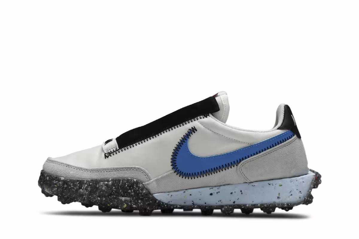 Nike Women's Waffle Racer Crater Photon Dust Blue, view 4
