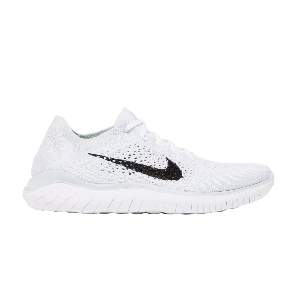 Nike Women's Free RN Flyknit 2018 White Platinum