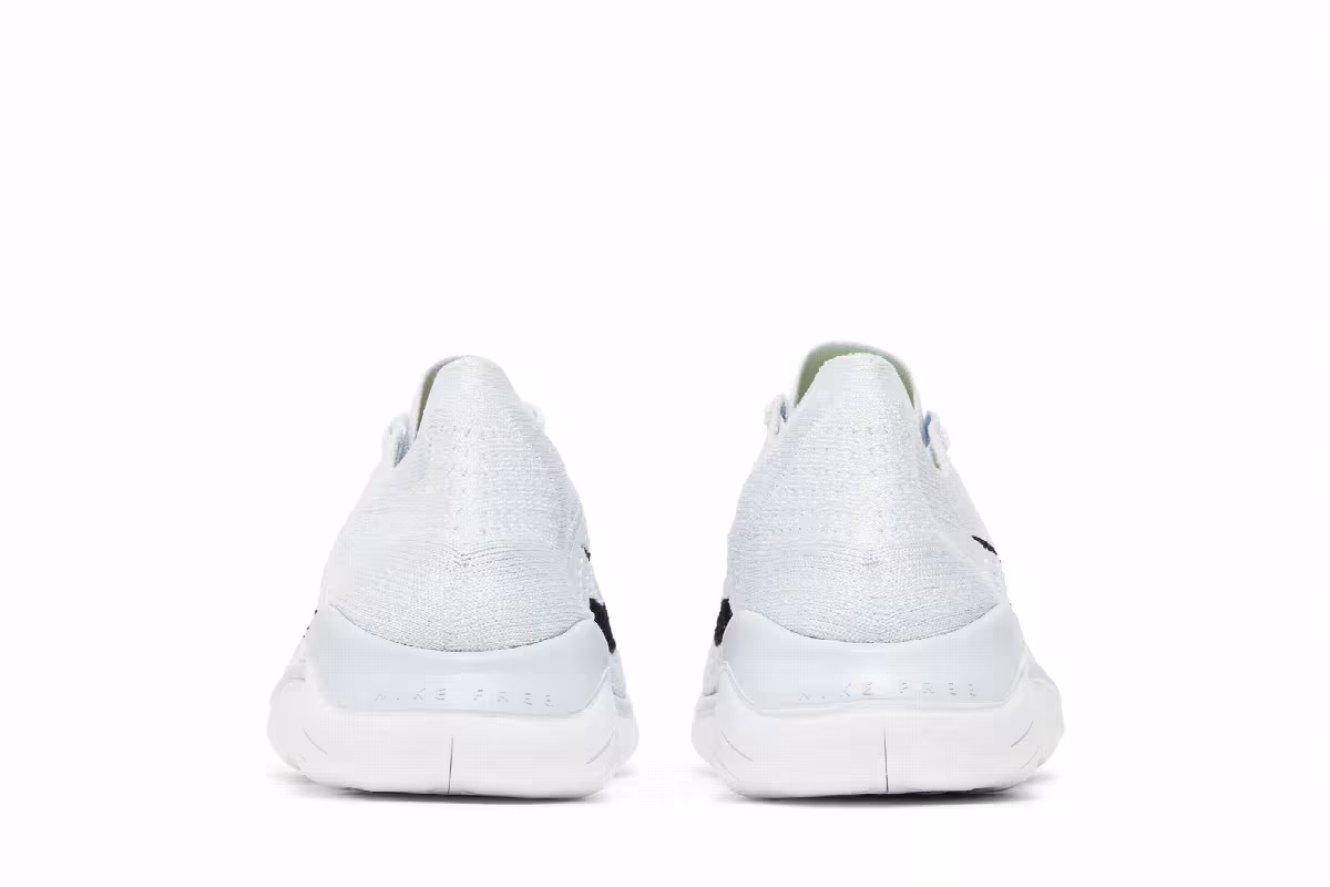 Nike Women's Free RN Flyknit 2018 White Platinum, view 7