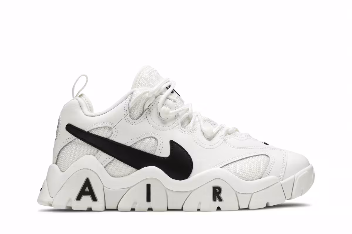 Nike Air Barrage Low Summit White, view 2