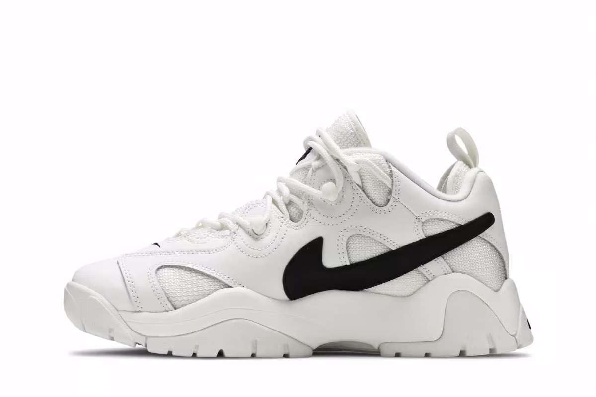 Nike Air Barrage Low Summit White, view 4