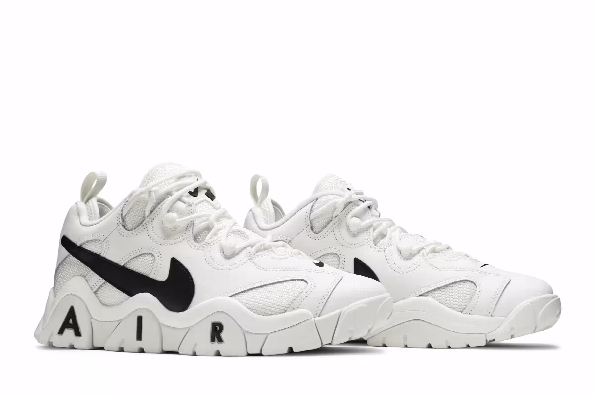 Nike Air Barrage Low Summit White, view 9
