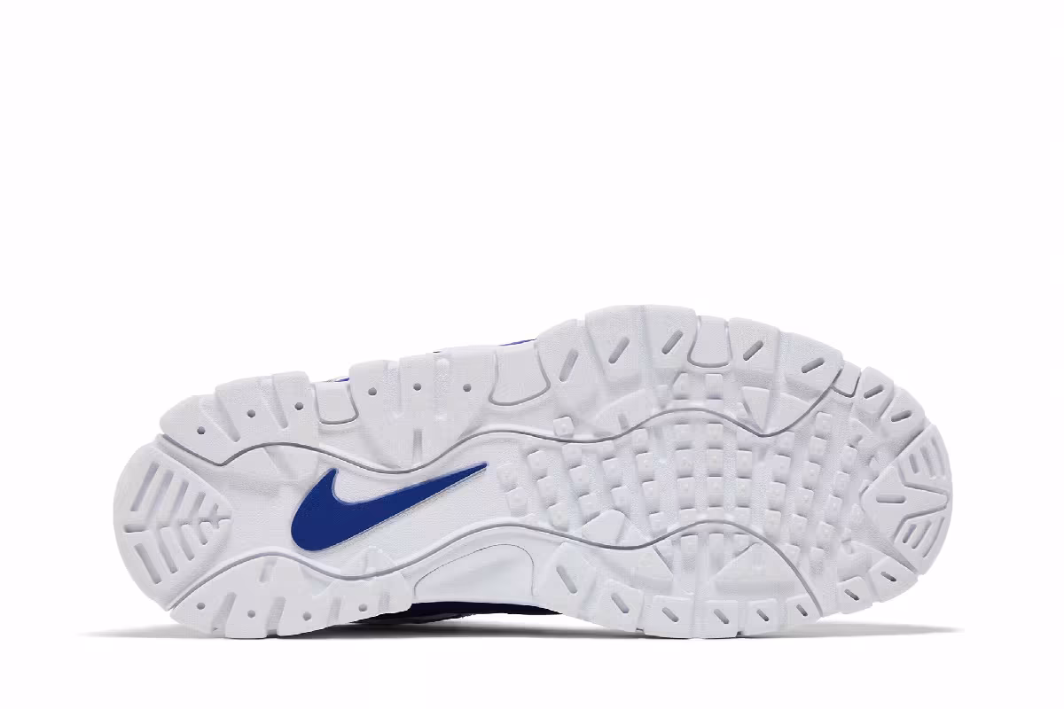 Nike Air Barrage Low White Blue, view 5