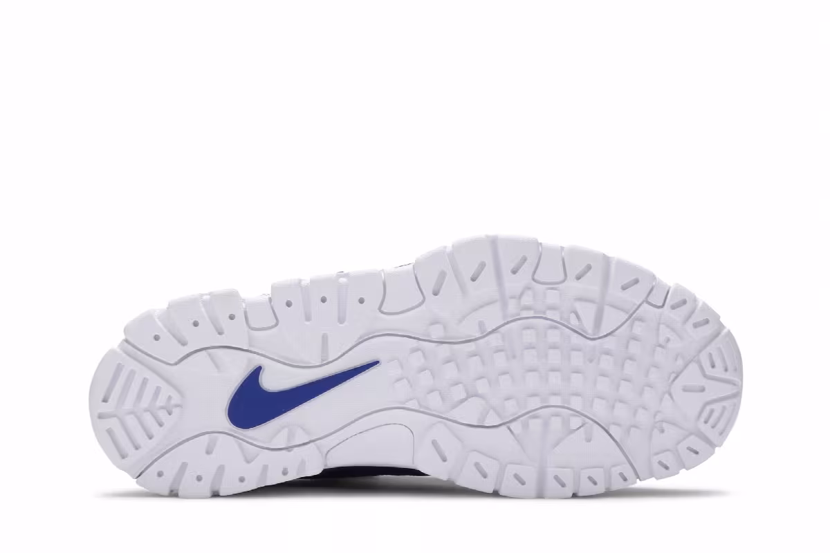 Nike Air Barrage Low GS White Hyper Blue, view 5