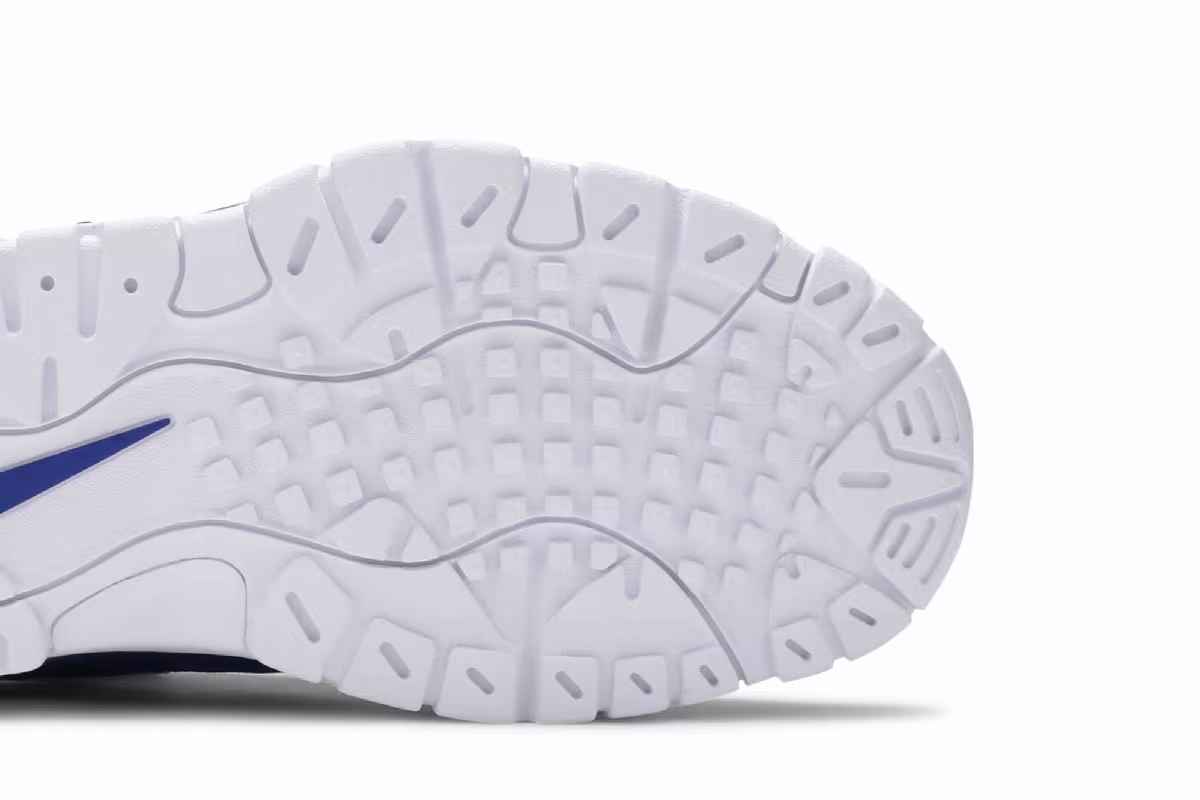 Nike Air Barrage Low GS White Hyper Blue, view 6