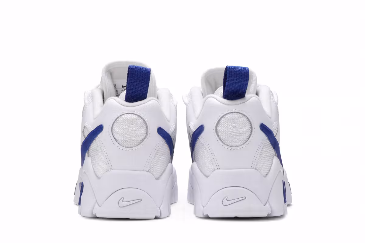Nike Air Barrage Low GS White Hyper Blue, view 7