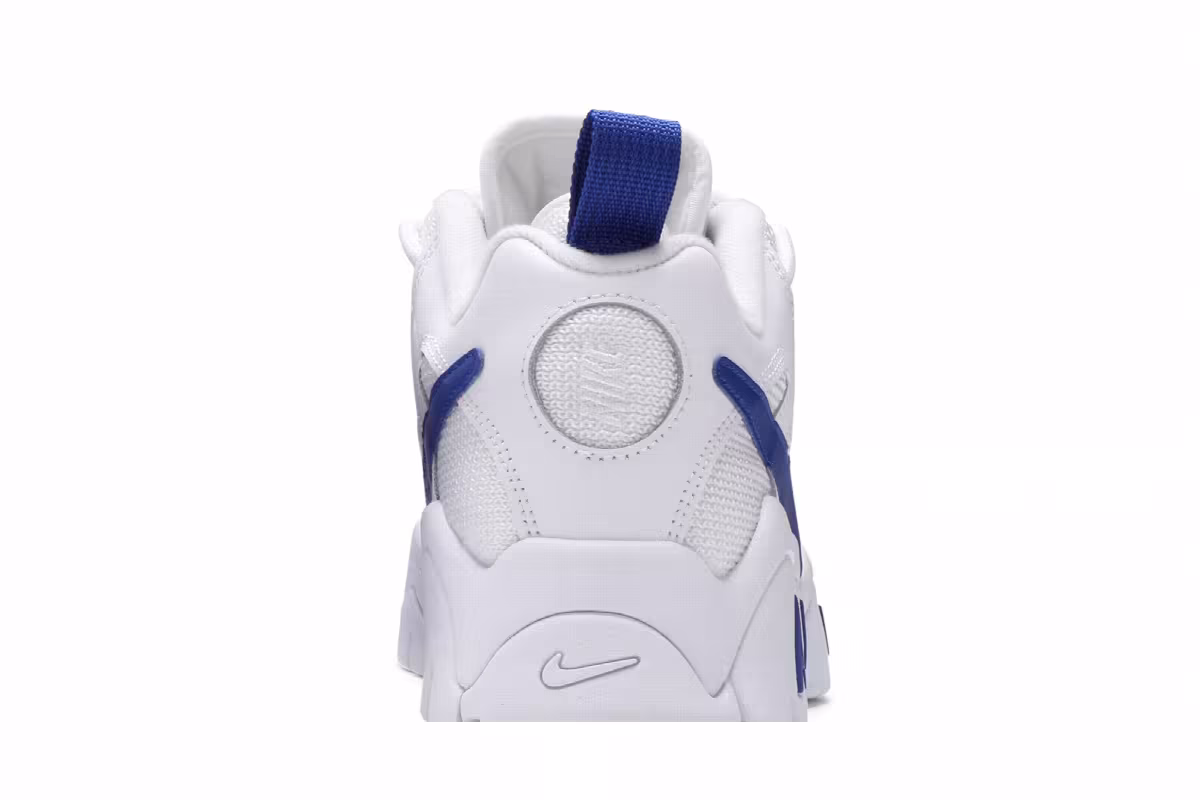 Nike Air Barrage Low GS White Hyper Blue, view 8