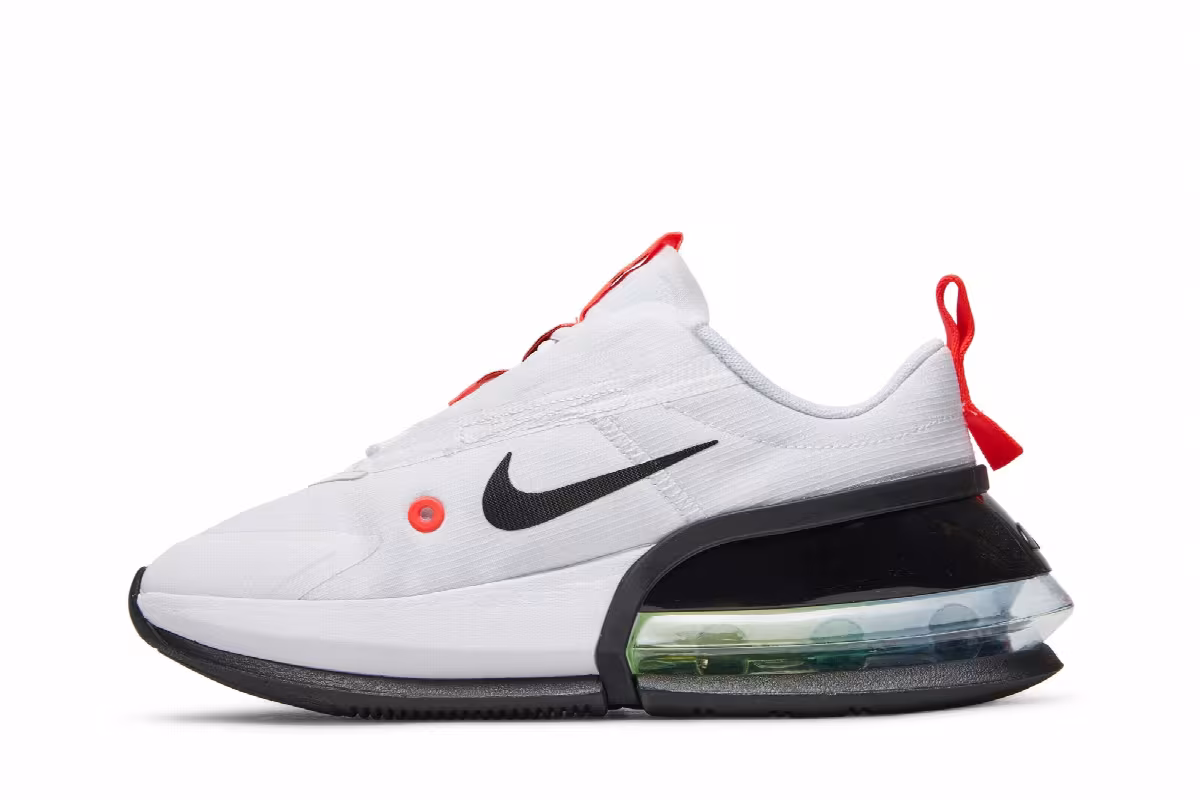 Nike Women's Air Max Up White Black, view 4