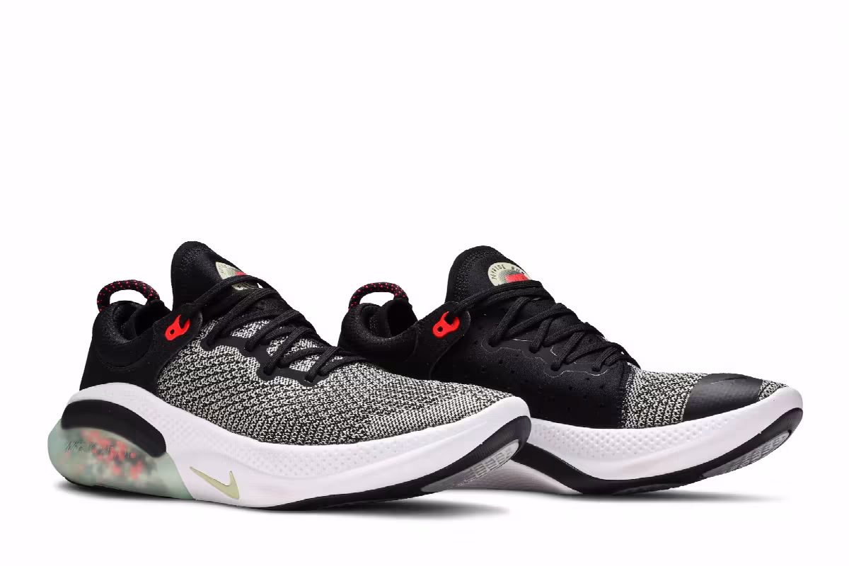 Nike Joyride Run Flyknit Black Olive Aura, view 9
