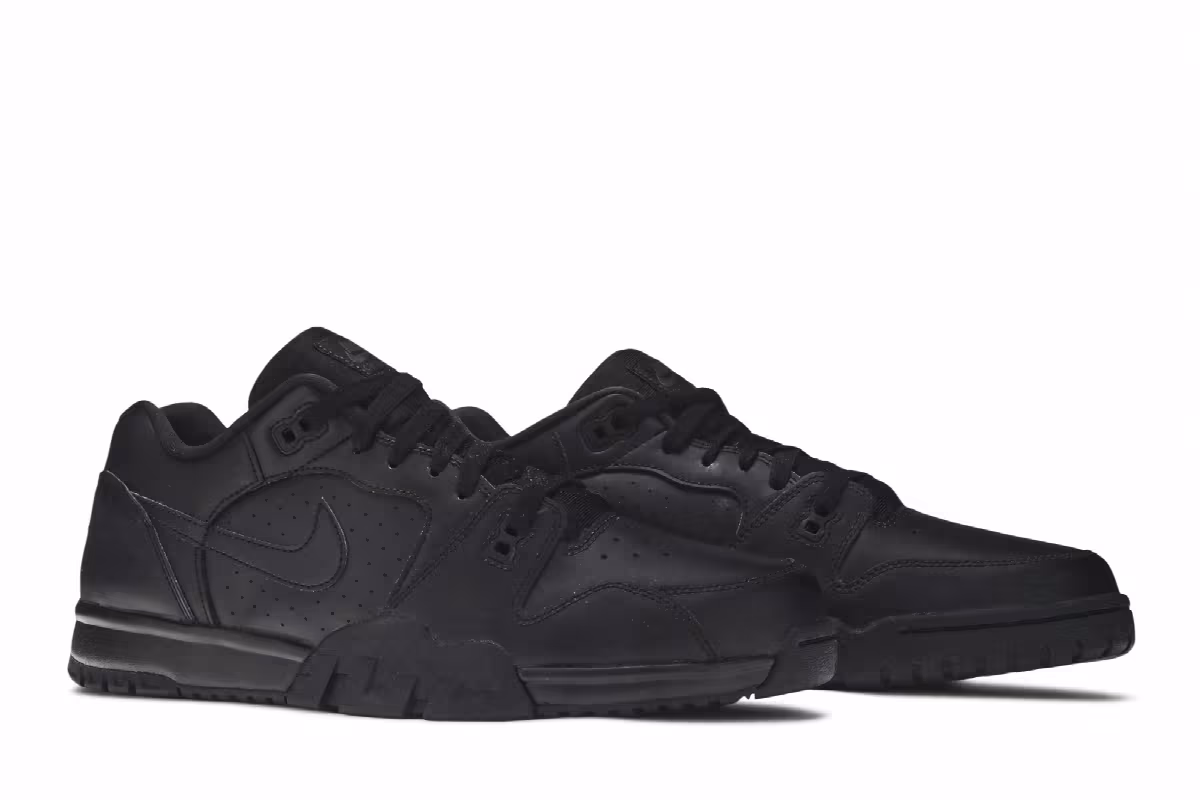 Nike Air Cross Trainer Low Triple Black, view 9