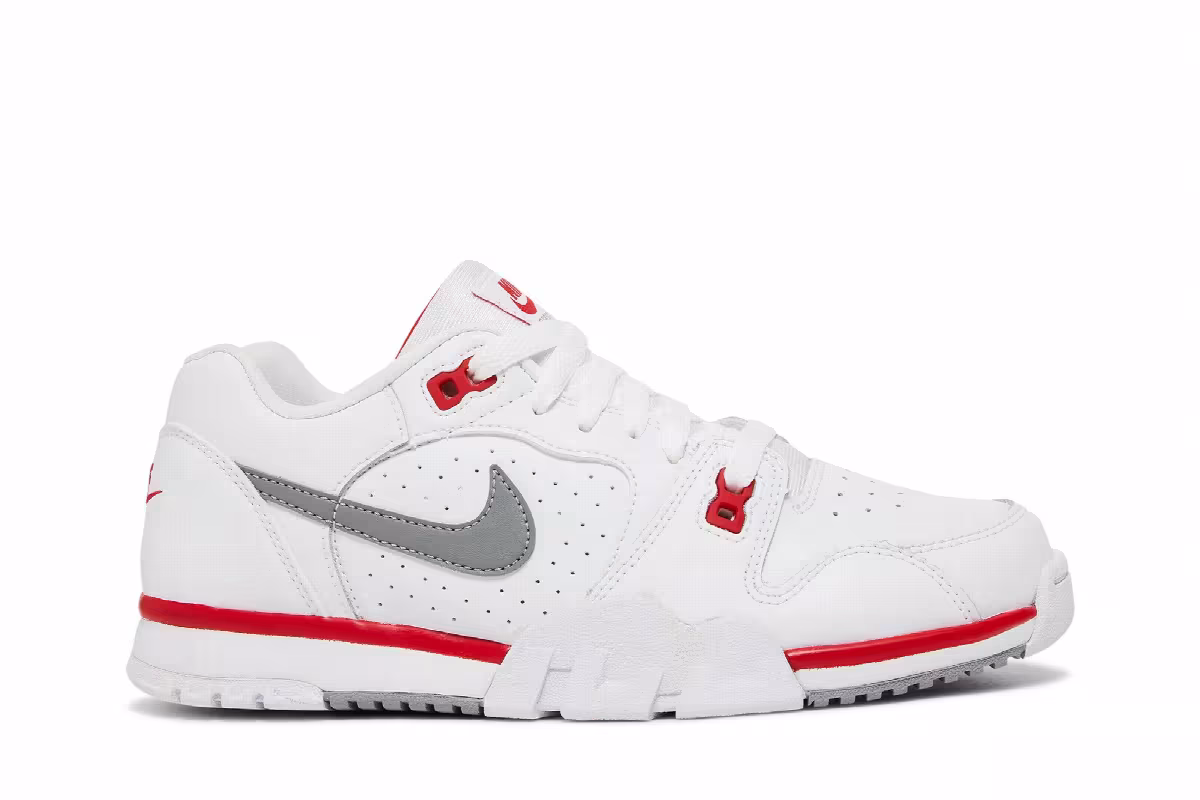 Nike Air Cross Trainer Low White University Red, view 2