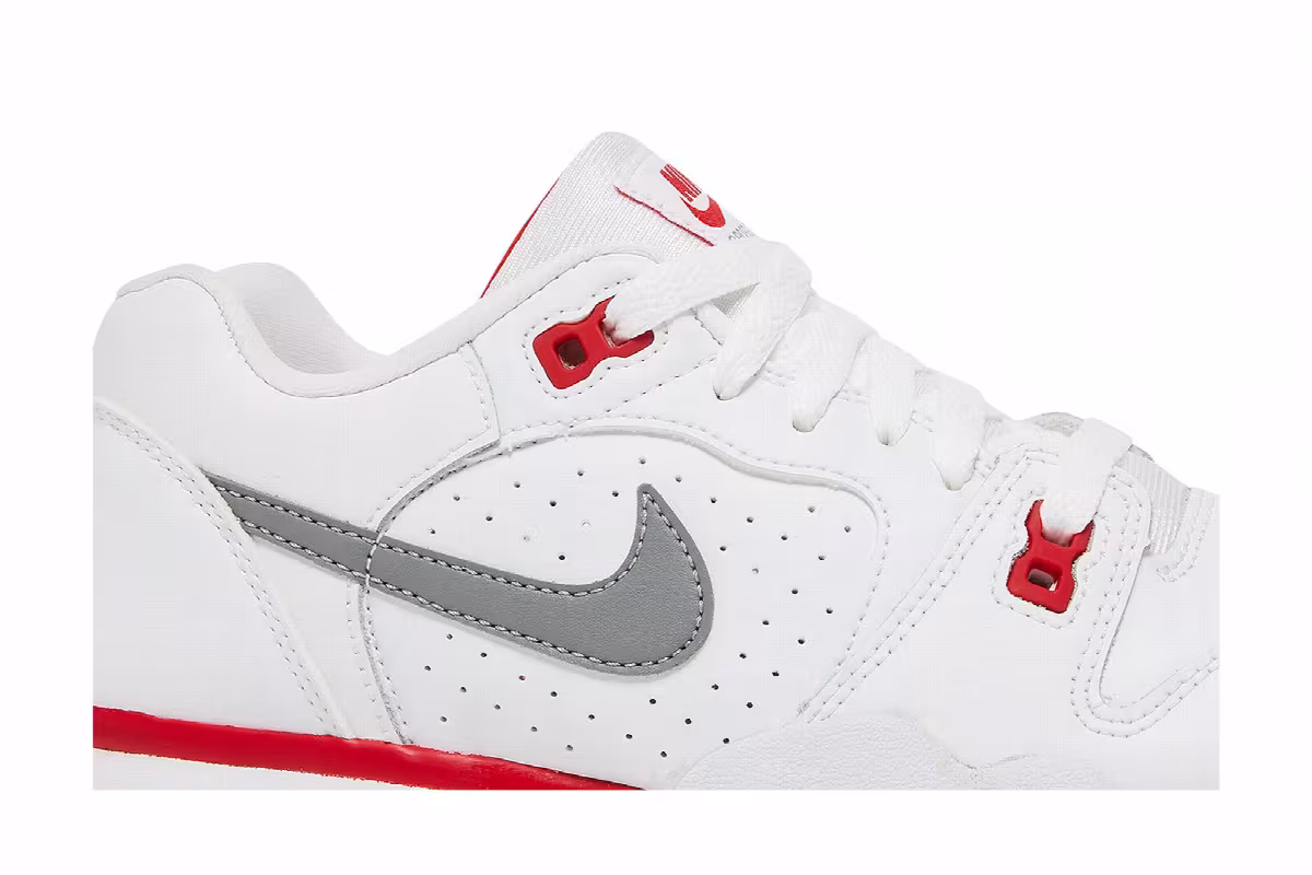 Nike Air Cross Trainer Low White University Red, view 3