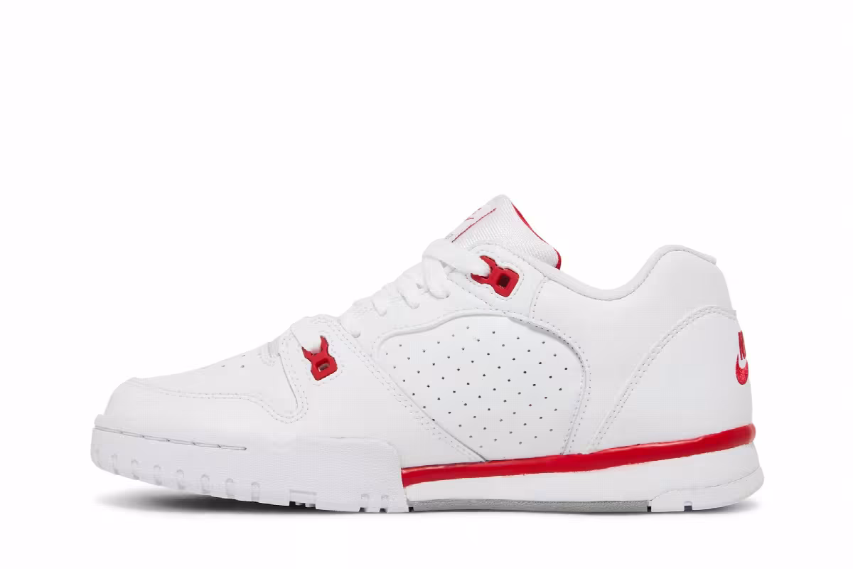 Nike Air Cross Trainer Low White University Red, view 4