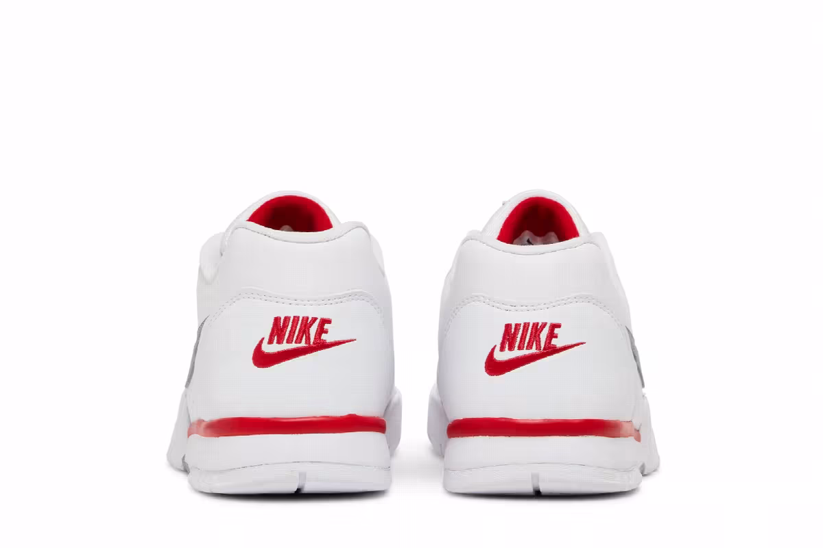 Nike Air Cross Trainer Low White University Red, view 7