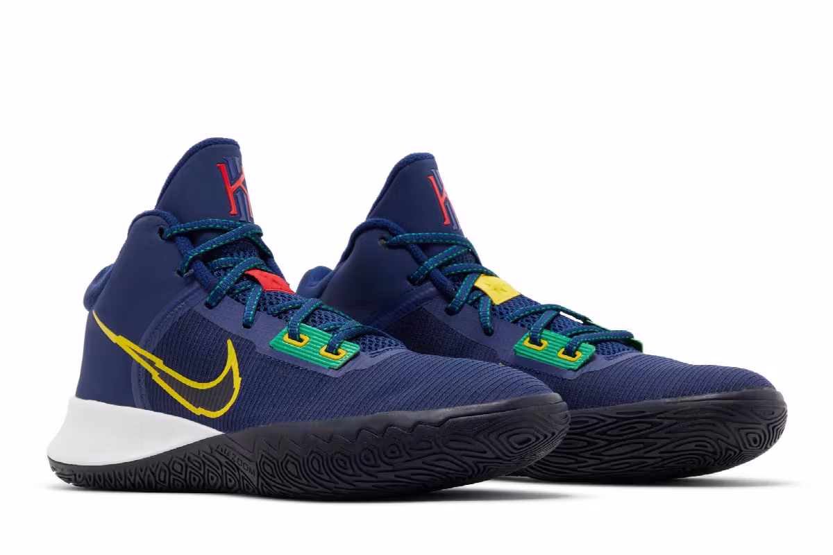 Nike Kyrie Flytrap 4 Blue Void Yellow, view 9