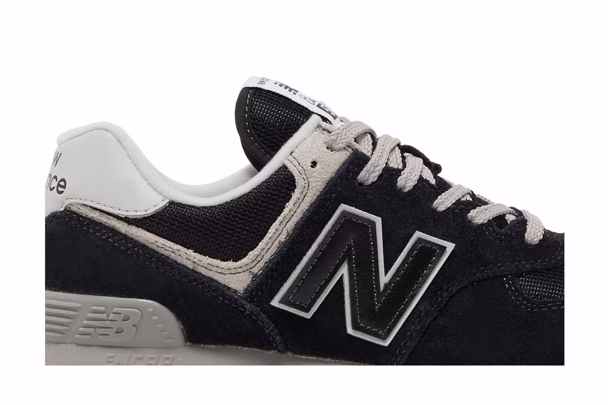New Balance Women's 574 Core Pack - Black White, view 3