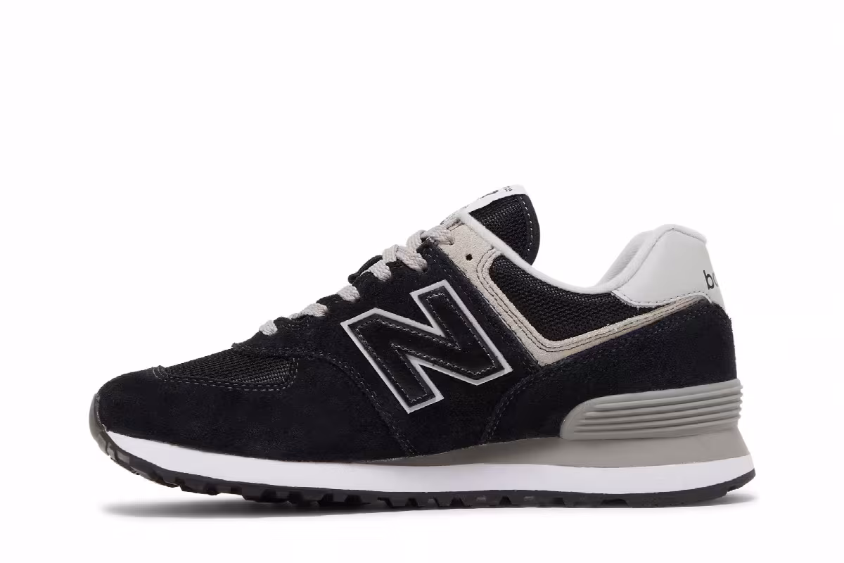 New Balance Women's 574 Core Pack - Black White, view 4