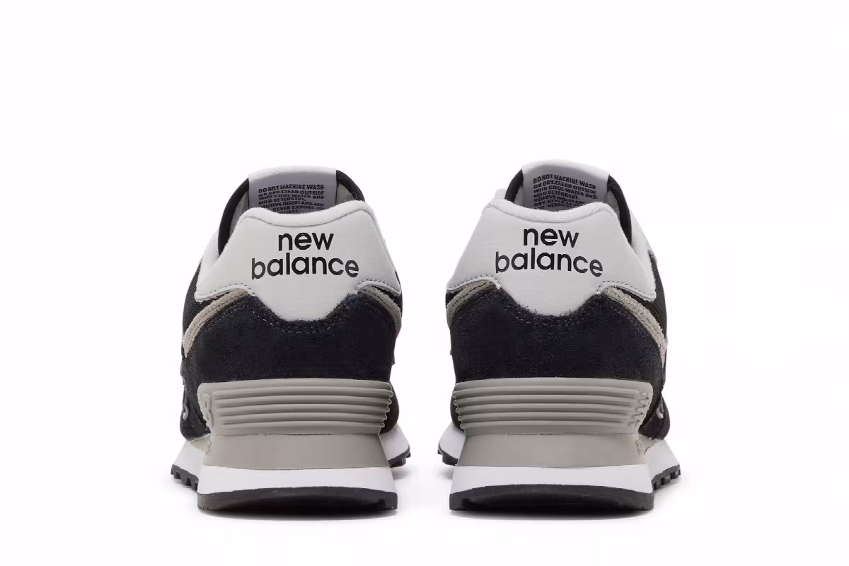 New Balance Women's 574 Core Pack - Black White, view 7