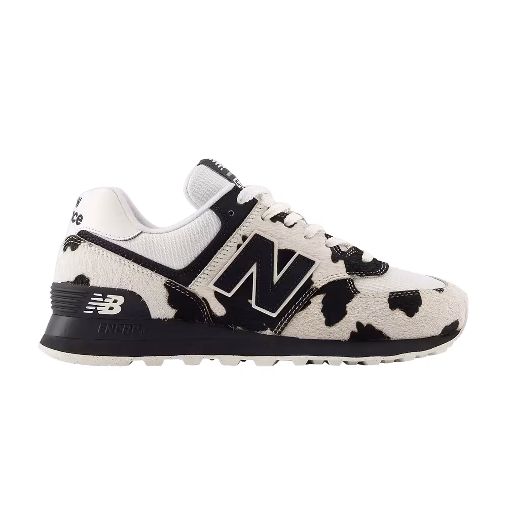 New Balance Women's 574 Black Linen
