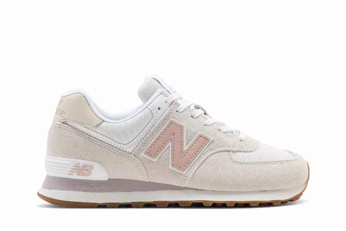 New Balance Women's 574 Tencel - Sea Salt Rose Water, view 2