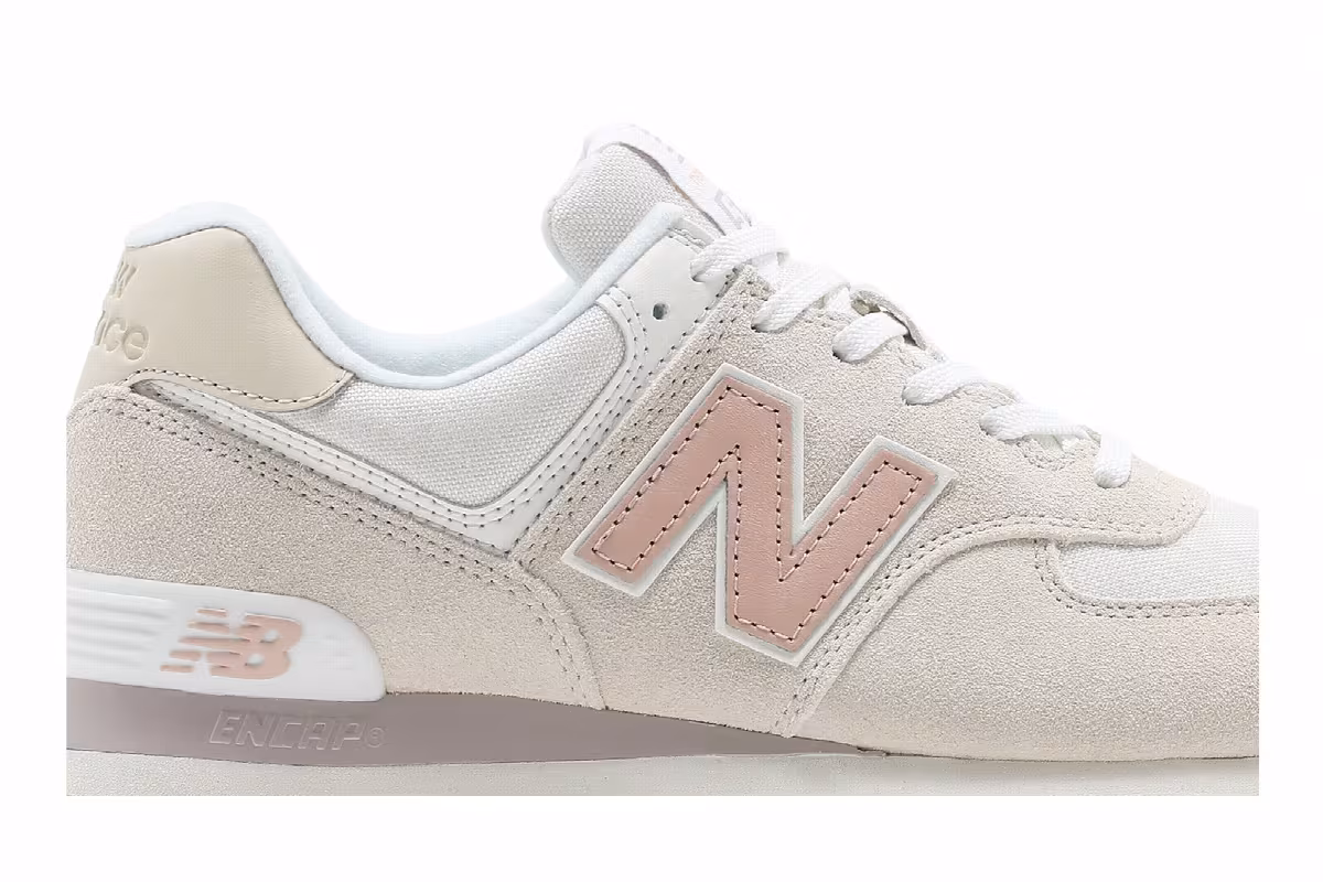 New Balance Women's 574 Tencel - Sea Salt Rose Water, view 3